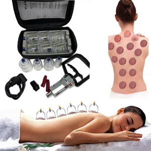 10Pcs Cupping Therapy Set - Traditional Chinese Vacuum Suction Cups Kit for Body Muscle Relief Pain Release & Relaxation