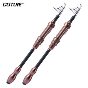 Goture 1.8M 2.1M 2.4M 2.7M Fishing Rod Carbon Fiber Telescopic Fishing Rod for Travel Saltwater and Freshwater Fishing Equip
