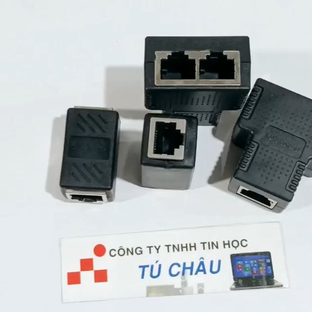 Đầu nối cáp mạng STP RJ45 Coupler - 1 ra 1 (Nối 2 dây mạng Lan Loại tốt ...