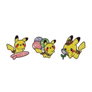 Pikachu Electric Car Reflective Warning Stickers Car Motorcycle Helmet Scratch Decoration Bumper Stickers Three-Dimensional Night