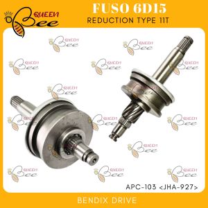 Fuso 6D15 Bendix Drive Starter Clutch Gear Reduction Type 11Teeth APC-103 JHA-927