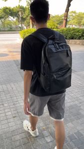 Leather Backpack For men College Mens Backpack Office Bag Business Backpack For School