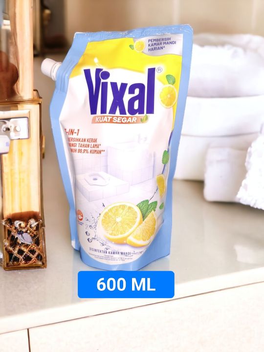 vixal pembersih porselen kuat segar pouch 600 ml | Lazada Indonesia