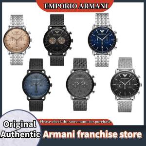 Emporio Armani AR11238/AR11239/AR11264/AR11201/AR11104/AR11142 watch new European and American fashion casual steel band mens watch birthday gift temperament