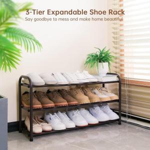 Adjustable Stackable Stainless Steel Shoe Rack