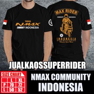 BAJU KAOS DISTRO NMAX COMMUNITY INDONESIA