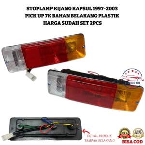 Stoplamp Lampu Belakang Kijang Kapsul 7K PickUp Plat Belakang Plastik HARGA SUDAH SEPASANG