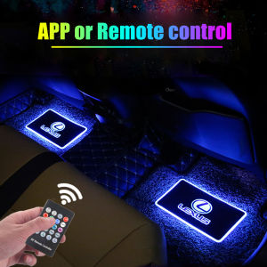 Thảm Để Chân Ô Tô 2 Trong 1 Đèn Xung Quanh Đèn Tạo Không Khí Có Điều Khiển Từ Xa Đèn Trang Trí Nội Thất Phụ Kiện Điều Chỉnh Xe Hơi 12V