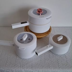 ReadyStock*2L Mini Cooker 800w Home Used Electric Cooker Frying Stainless Ceramic Pan