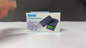 Mini Pocket Digital Scale LCD Gram Food Jewelry Ounces Grains 100/200/300/500g 0.01g 1000g 0.1g Scale Black