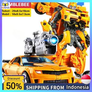 Mainan Anak Laki-Laki Robot 2in1 Transformer Bumblebee & Optimus Prime