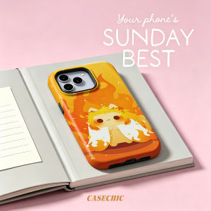 Potdemiel | Fiery Sun Cloud Art For Case For iPhone 17 16 15 14 Plus 13 Pro Max Shockproof Hard PC Flower Cover