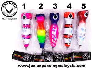 SKYGITZ INDO MALAYSIA 100% PURE HANDMADE Topwater Wooden GT Popper Tuna BIG MOUTH POPPER Pencil LURE