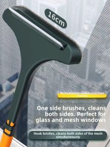 Dual-Sided Dry & Wet Window Screen Cleaner