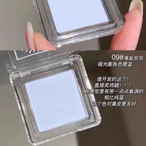 Dual Shade Matte Blue Blush Highlighter Cheek Color Pure Desire Sea Salt Single Color Powder Foundation for Face Makeup