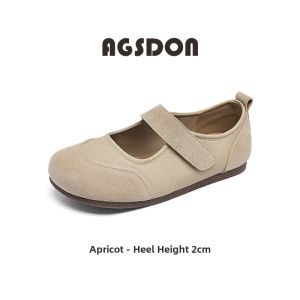 Agsdon | Spring New Design Flats for Women Dresses and Pregnant Shallow Mary Janes