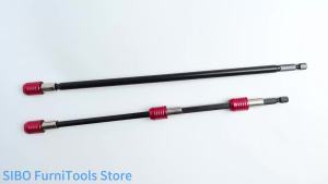 1/4" Hex Magnetic Bit Holder Extension Set 60-300mm Quick Release Self Locking Screwdriver Power Tool Accessory