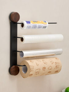 Multifunctional No-drilling Kitchen Paper Towel Rack