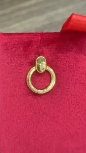 Poh Heng Jewellery 22K Ring Earrings in Yellow Gold [Price By Weight]