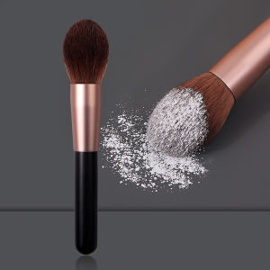1PC Rose Gold Mềm Mại Lông Tổng Hợp Cọ Trang Điểm Cho Mặt Phấn Má Hồng Phấn Phủ Chuyên Nghiệp Bàn Chải Dành Cho Người Mới Bắt Đầu