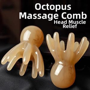 GUOQI | Head Meridian Massage Comb Scalp Acupoint Stimulator Portable Wide Tooth Scraping Comb