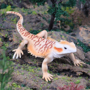 Solid Animal Model Crossing Petreosaurus And Umbrella Lizard Fossil Reproduction Educational Toy for Children And Collectors