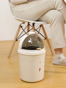 ถังขยะขนาดใหญ่พร้อมฝาปิดห้องน้ําในครัวเรือนห้องนอนห้องนั่งเล่นตะกร้ากระดาษน่ารักสร้างสรรค์เขย่าฝาถังขยะ