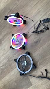 Quạt Tản Nhiệt Fan Case Coolmoon V2.2 Led nhiều màu 2 Vòng Ring - Không Cần Hub