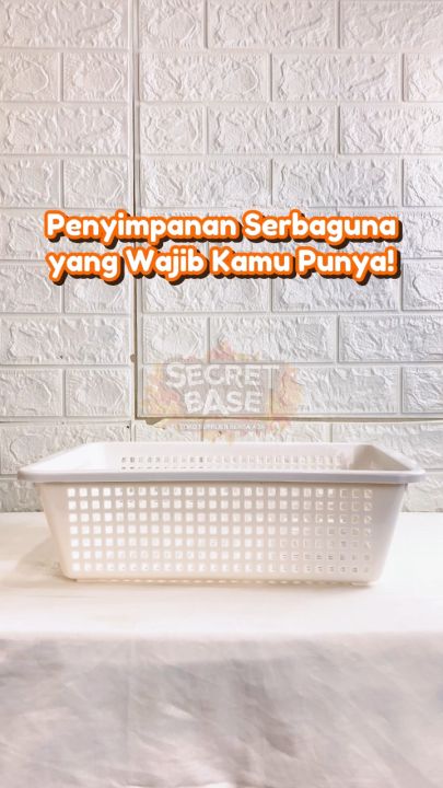 KERANJANG ROBLOX PUTIH - Keranjang Serbaguna Organizer / Box Container / Kotak Penyimpanan