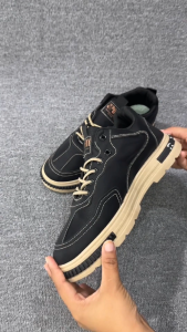 DILOOK S030 Sepatu Kerja Pria Casual Outdoor Sneakers Original 100 Kekinian Olahraga Shoes Hitam