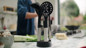 Joseph Joseph Elevate Fusion Stainless Steel Utensil Set 3-Pc / 5-Pc / Elevate Utensil Set with Compact Stand 4-Pc