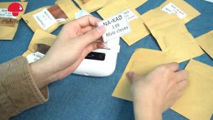 Máy in nhãn dán di động Phomemo M220 Hỗ trợ máy in nhãn mã vạch nhiệt rộng 20-80mm