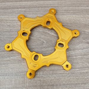 Lòng đĩa KTM từ 6 lỗ ra 4 lỗ màu vàng