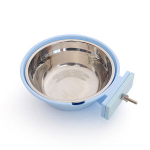 Stainless Steel Pet Bowl for Cats And Dogs Fixed Hanging Water Bowl for Cages Dog Water Bottle Pet Drinking Device