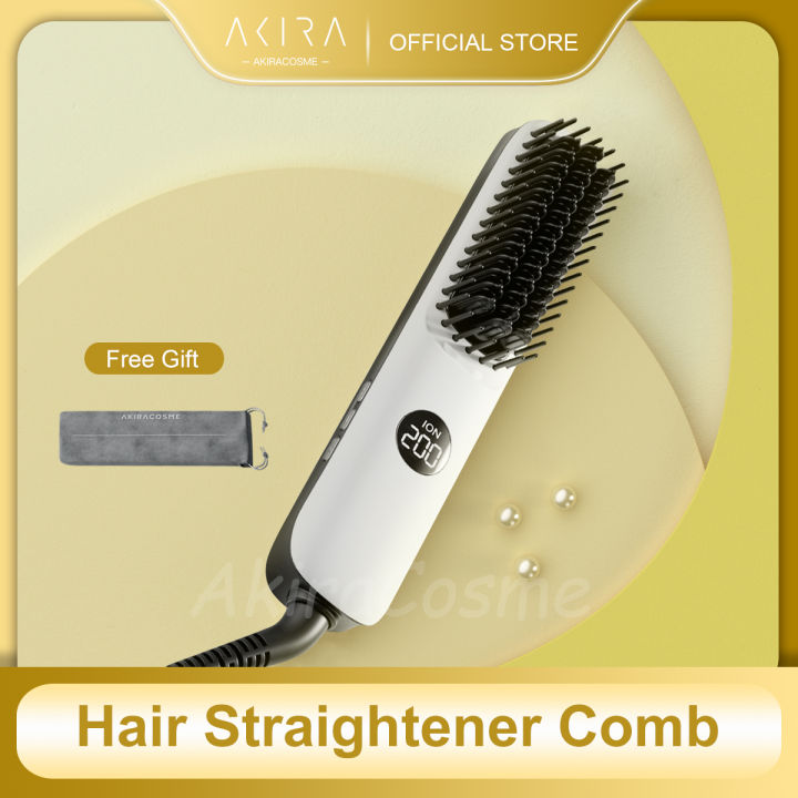 Straightening Comb Negative Ion Hair Japan AKIRA New Mini Portable