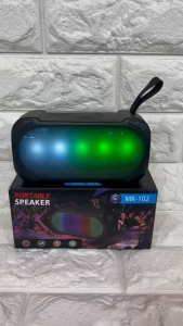 Speaker Bluetooth RGB LED MK-102 Speaker Wireless Portable Extra Bass