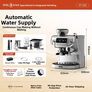 Automatic Semi-Automatic Espresso Machine With Grinder