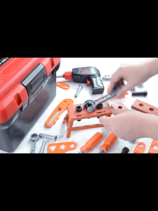 38 Pcs Toolbox Toy Set – Kids Pretend Play Construction Tools Kit (Educational DIY Toy for Boys & Girls) - Ship out within 2days