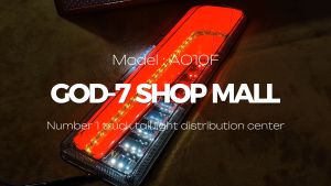 ไฟท้ายรถบรรทุกรถพ่วง เเละ อื่นๆ สว่างเห็นเเต่ไกล (LED-A010F) รองรับไฟ 12-24V (ราคาต่อคู่)