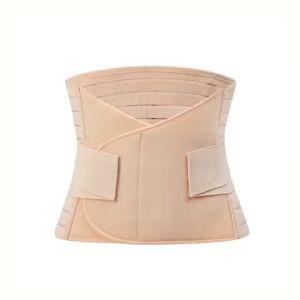 Slimming KORSET Pelangsing Wanita Ibu Setelah melahirkan Corset Polyester Katun Pengecil Perut Double Perekat Pembakar Lemak Pinggang Pinggul Penghilang Celulit Impor Kualitas