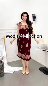 Daster Midi Cabutan Bahan Santung Super Ukuran Standart