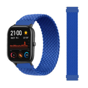 20mm 22mm Braided solo loop For Amazfit GTS/4/3/2/2e/GTS2 Mini/GTR 4/3 pro/GTR2/2e/stratos 2/3 Bracelet Watch Amazfit bip straps