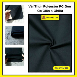 Vải Thun Polyester PC Gen (Vải Umi) Co Giãn 4 Chiều Siêu Bền Khổ 1m x 1m55 | Vải Thun Poly | GY-VAI-002 | Gấu Cưng Store - Gaucung.com