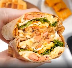 Electrolux เครื่องทำแซนวิชอาหารเช้าอัตโนมัติเครื่องทำขนมปังอาหารเช้า Smart Home สองด้านควบคุมอุณหภูมิ