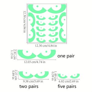8 Pairs Glow Stickers Home Decoration Removable Fluorescent Decals Bats Window Stickers For Halloween Wall Decoration Party New