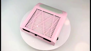 180W Nail Dust Collector with Reusable Filter Upgraded Nail Vacuum System for Nail Salon Home Manicure Powerful Dust Extractor