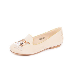 Reemoor | Embroidered New Chinese Style Round-Toe Loafer