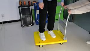 Super Heavy Duty Foldable Handle Platform Trolley 360° Rotation Wheel Moving Items Hand Push Cart / Troli Letak Barang