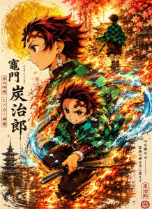 Kayou | Anime Characters D-Demon S-Slayer Jigsaw Puzzles 500/1000/1200/2000PCS Wall Decor for Living Room Bedroom Perfect Gift No Frame