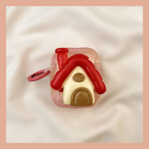 Cute Cartoon House AirPods Case Wireless Bluetooth Protective Cover for  pro Headphones Second Generation TPU Soft Shell